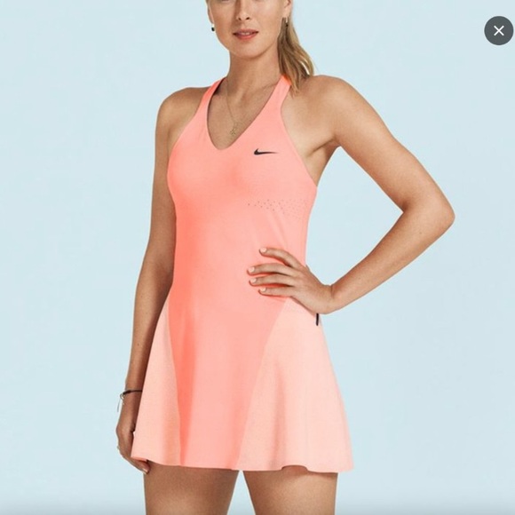 Nike Dresses & Skirts - Nike Premier Maria Sharapova Dri Fit Tennis Mini Dress Size Small Coral